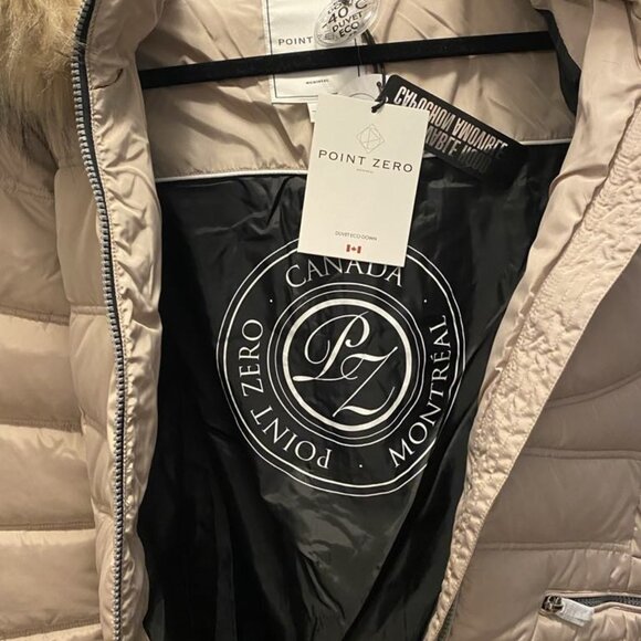 New Point Zero Faux Fur-Trim Hooded Puffer Jacket - Picture 6 of 16